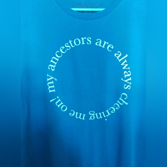 JZD Blue Gender Inclusive Latin Heritage Month Tshirt Large NWT - Picture 4 of 5